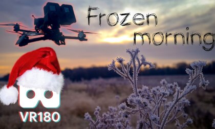 Frozen Morning - VR180 Drone FPV test VR Video Frozen Morning - VR180 Drone FPV test VR