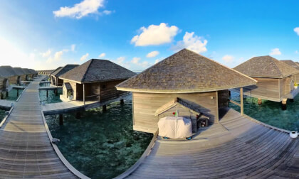 Villas on the water in Hurawalhi Maldives 5.7K Villas on the water in Hurawalhi Maldives 5.7K