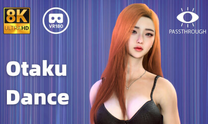 Cool Girl Otaku Dances - 8K 3D 180° VAM MMD Passthrough VR Video Cool Girl Otaku Dances - 8K 3D 180° VAM MMD Passthrough VR