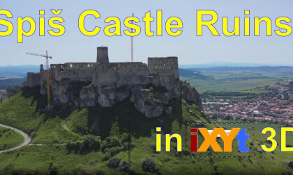 Spiš Castle, Slovakia in iXYt 3D side-by-side video for VR VR Video Spiš Castle, Slovakia in iXYt 3D side-by-side video for VR VR