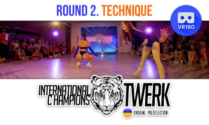 Technique round of International Twerk Champions (Ukraine Preselection)