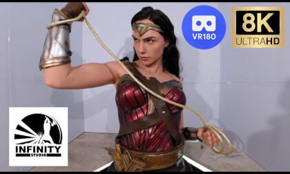 Wonder Woman Life Size Bust by Infinity Studio 8K VR180 Wonder Woman Life Size Bust by Infinity Studio 8K VR180