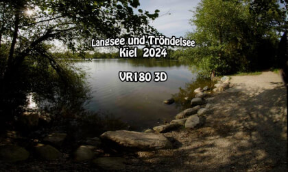 Langsee und Tröndelsee in Kiel: kommentierter Spaziergang in VR180 3D VR Video Langsee und Tröndelsee in Kiel: kommentierter Spaziergang in VR180 3D VR