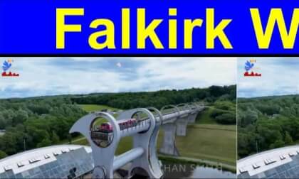 Falkirk Wheel,  Forth & Clyde, Scotland  in iXYt 3D side-by-side video for VR VR Video Falkirk Wheel,  Forth & Clyde, Scotland  in iXYt 3D side-by-side video for VR VR