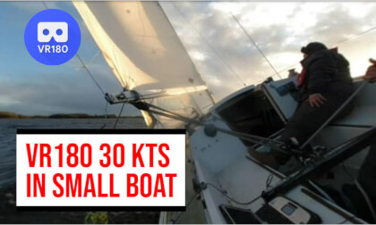 3D VR180 Jaguar 21 Sailing on a cold and windy boxing day 2022 Gusting 35kts VR Video 3D VR180 Jaguar 21 Sailing on a cold and windy boxing day 2022 Gusting 35kts VR