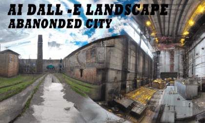 AI DALL-E Generative abanonded city AI DALL-E Generative abanonded city