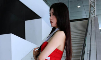 Plump and cute car models at Dongguan AIT Modification Exhibition VR Video Plump and cute car models at Dongguan AIT Modification Exhibition VR
