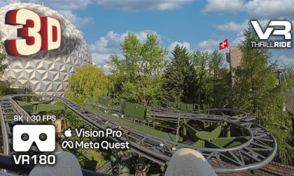 Roller Coasters in stunning 3D VR180 Rollercoaster