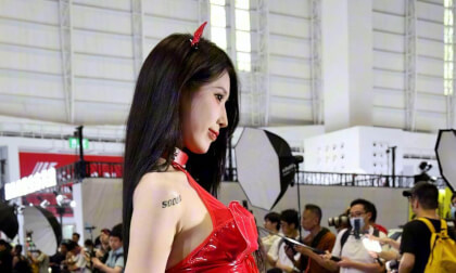 The little devil at the Dongguan AIT Auto Show VR Video The little devil at the Dongguan AIT Auto Show VR