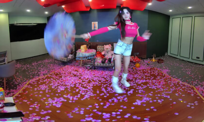 狸妖妖20241018001 落 3D VR 180 8K