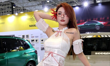 Dongguan AIT Auto Show models play cosplay Dongguan AIT Auto Show models play cosplay