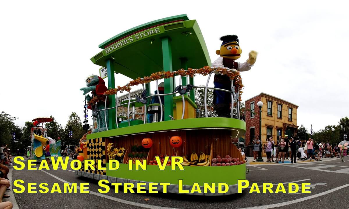 Seaworld in VR : Sesame Street Land Halloween Parade
