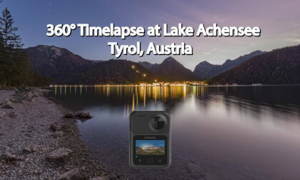 Evening moments at Lake Achensee in Tyrol, Austria. 360° Timelapse - Shot on KanDao QooCam 3 Ultra. Evening moments at Lake Achensee in Tyrol, Austria. 360° Timelapse - Shot on KanDao QooCam 3 Ultra.