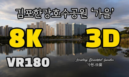 [Healing VR] Autumn Scenery at Gimpo Hangang Lake Park [김포한강호수공원 '가을']