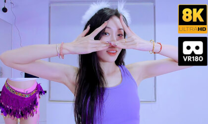 Like this purple dance costume? VR Video Like this purple dance costume? VR