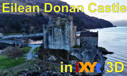 Eilean Donan Castle, western Highlands of Scotland in iXYt 3D side-by-side video for VR VR Video Eilean Donan Castle, western Highlands of Scotland in iXYt 3D side-by-side video for VR VR