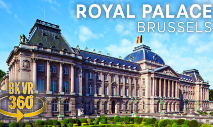 Royal Palace in Brussels Experience - Belgium - 8K 360 VR Video!