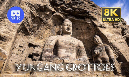 Travel China: Yungang Grottoes 云冈石窟 | Treasure of Chinese Buddhist Art | 8K60P 3D 180 VR Video Travel China: Yungang Grottoes 云冈石窟 | Treasure of Chinese Buddhist Art | 8K60P 3D 180 VR