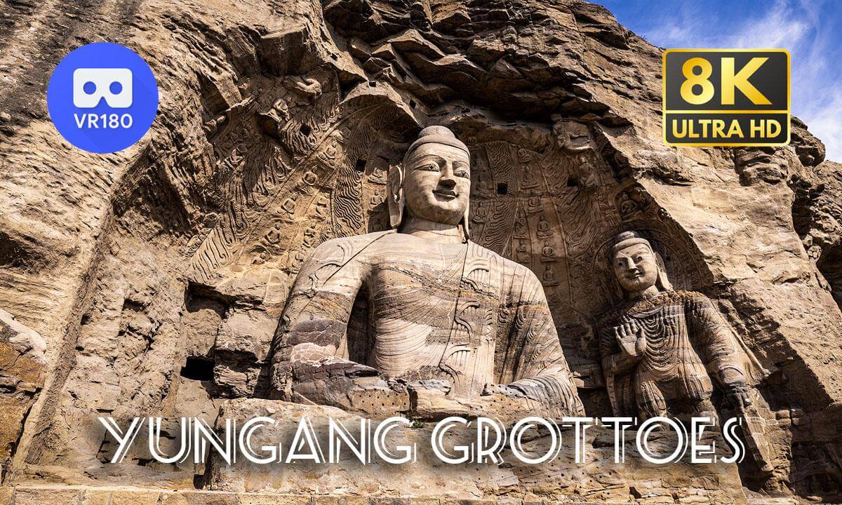 Travel China: Yungang Grottoes 云冈石窟 | Treasure of Chinese Buddhist Art | 8K60P 3D 180