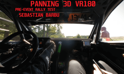 PANNING 3D VR180 - Rally test Sebastian Barbu - start PANNING 3D VR180 - Rally test Sebastian Barbu - start