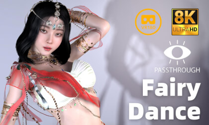 Fairy Lady Chinese Dance - 8K 3D 180° VAM MMD Passthrough VR Video Fairy Lady Chinese Dance - 8K 3D 180° VAM MMD Passthrough VR