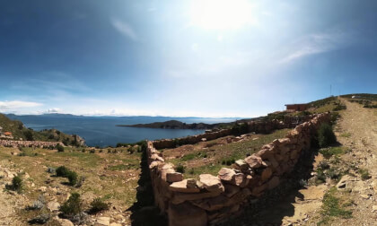 Dawn at Sun Island, Titicaca Lake, Bolivia - 360° Adventure VR Video Dawn at Sun Island, Titicaca Lake, Bolivia - 360° Adventure VR