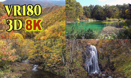 Autumn leaves at Ura-Bandai,Fukushima,JAPAN, shot on SONY HDR-TD10,old 3D video camera VR Video Autumn leaves at Ura-Bandai,Fukushima,JAPAN, shot on SONY HDR-TD10,old 3D video camera VR