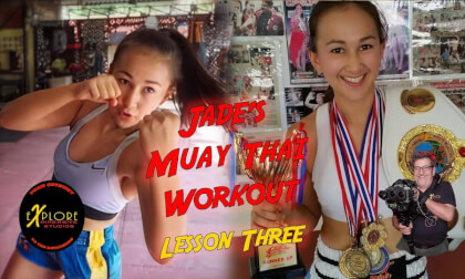 Jades Muay Thai Workout-Lesson Three Jades Muay Thai Workout-Lesson Three