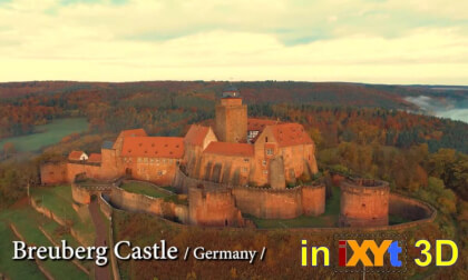 Breuberg Castle,  Odenwald,  Germany in iXYt 3D side-by-side video for VR VR Video Breuberg Castle,  Odenwald,  Germany in iXYt 3D side-by-side video for VR VR