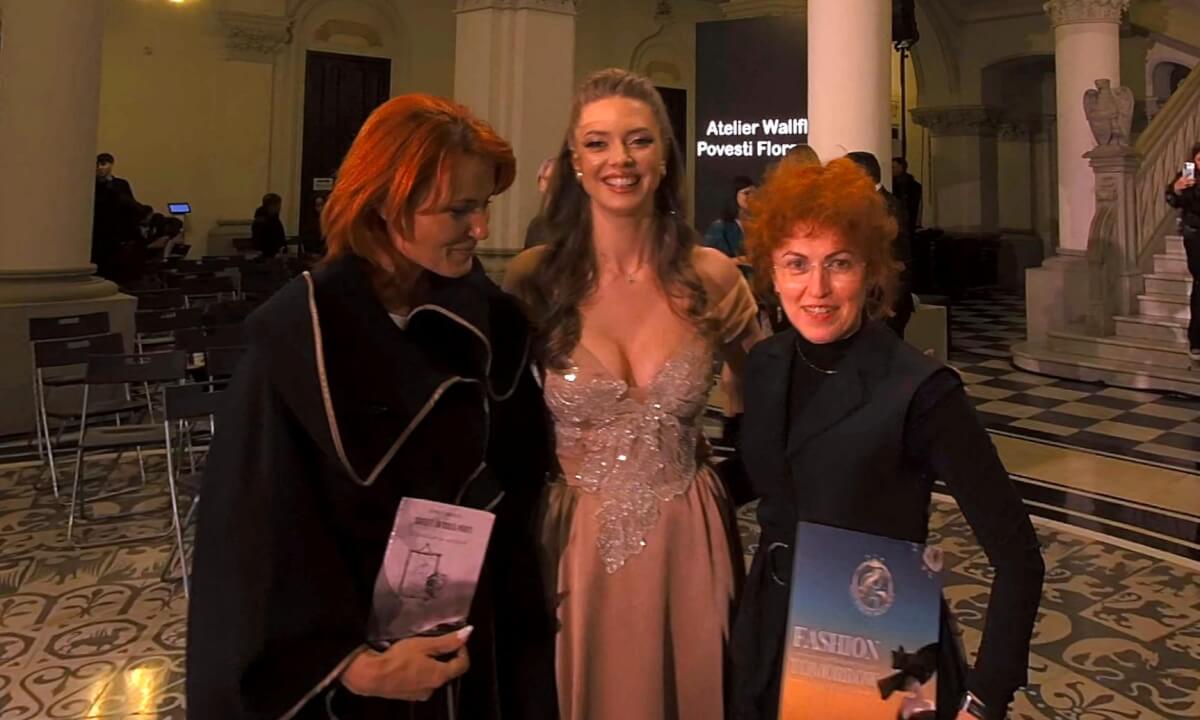 Miss Romania 2014 winner - Diana Morelli - at Fashion For Tomorrow