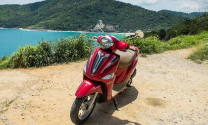 riding a motorcycle Phangan Thailand VR Video riding a motorcycle Phangan Thailand VR