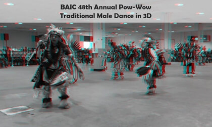 BAIC 48th Annual Pow-Wow Traditional Male Dance in 3D BAIC 48th Annual Pow-Wow Traditional Male Dance in 3D