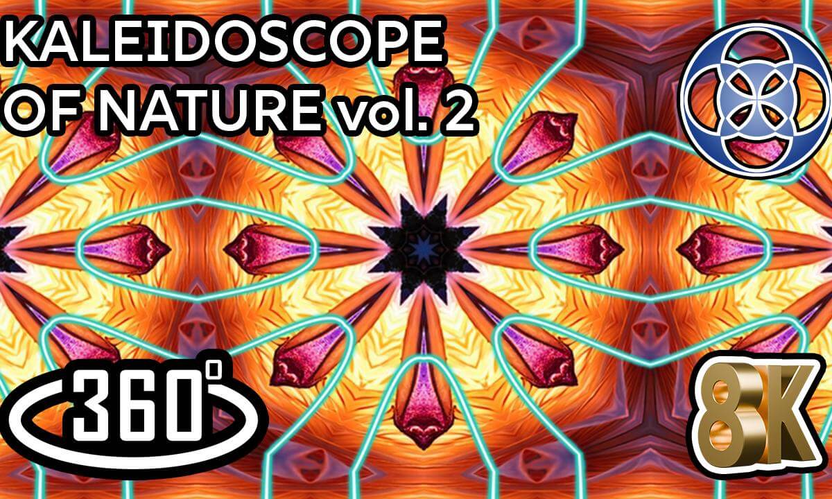Relax music Kaleidoscope - VR360 8K with ♫♪ ambisonic sound & effects ♪♫ - vol. 2