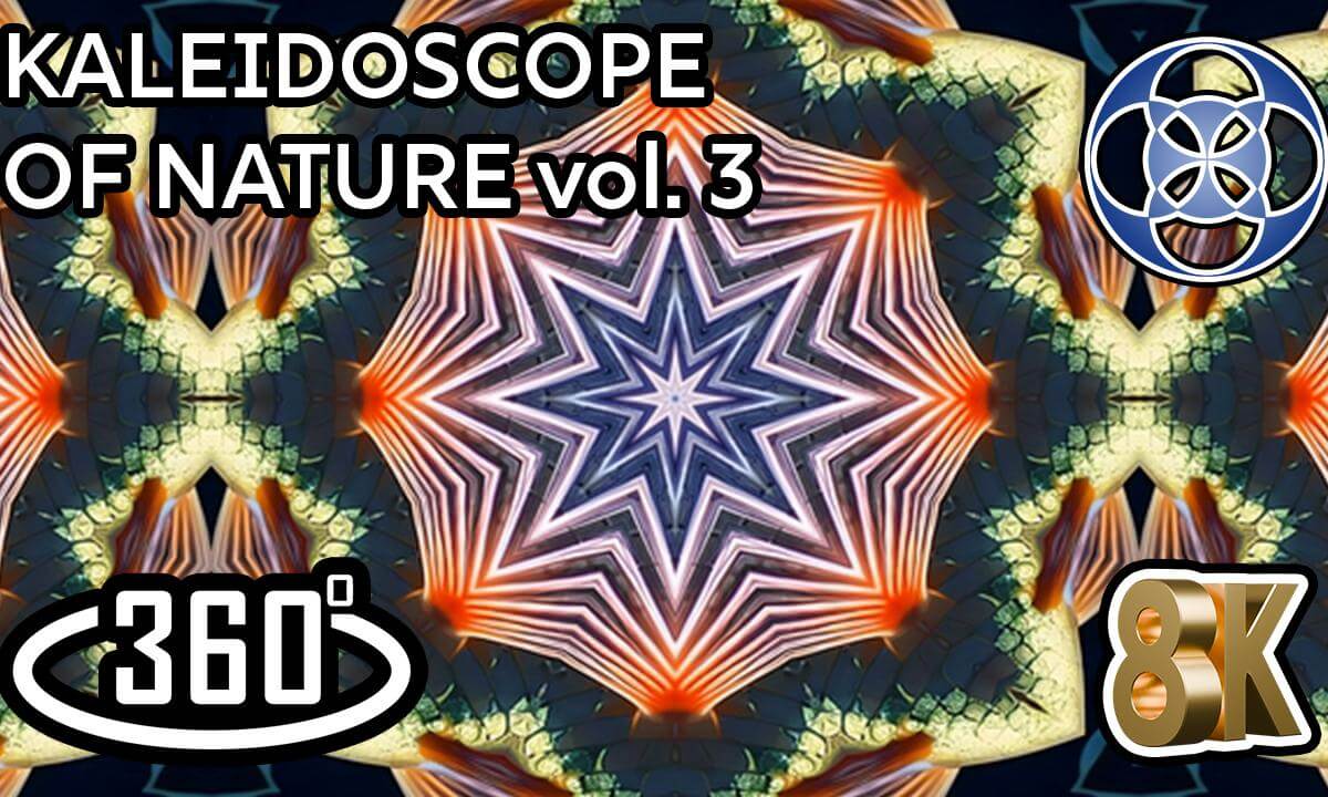 Relax music Kaleidoscope - VR360 8K with ♫♪ ambisonic sound & effects ♪♫ - vol. 3