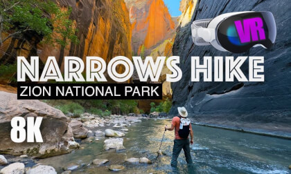ZION NARROWS in 3D: Utah Virtual Hike VR Video ZION NARROWS in 3D: Utah Virtual Hike VR