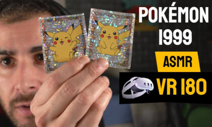 ASMR Enseñando Cromos de Pokémon 1999 VR180 🃏 Nostalgia Inmersiva