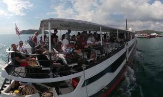 ferryboat Samui-Phangan Thailand VR Video ferryboat Samui-Phangan Thailand VR