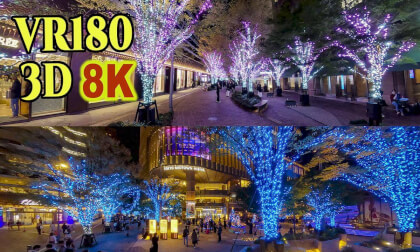 Christmas illuminations at Marunouchi-Hibiya-Yaesu in TOKYO , JAPAN VR Video Christmas illuminations at Marunouchi-Hibiya-Yaesu in TOKYO , JAPAN VR