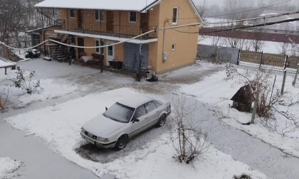 Falling snow VR Video Falling snow VR