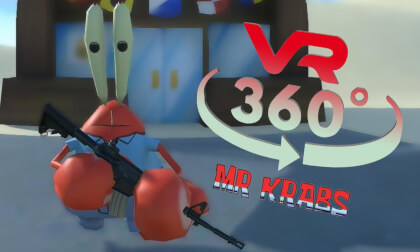 Mr. Krabs Takes Up Arms 🦀 360° Mr. Krabs Takes Up Arms 🦀 360°