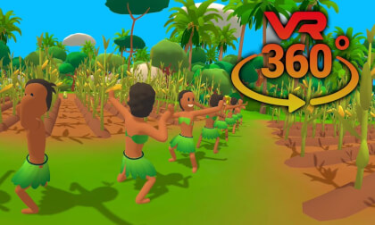 Dancing Pizza (Pineapple on pizza) 360° VR Video Dancing Pizza (Pineapple on pizza) 360° VR