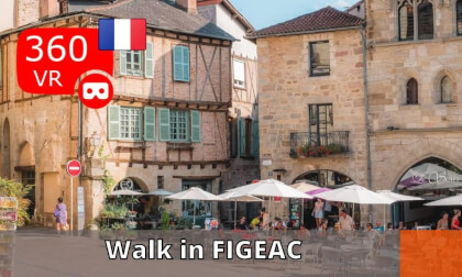 Walk in Figeac - France VR Video Walk in Figeac - France VR