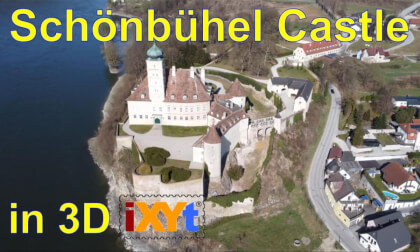 Schloss Schönbühel, Melk, Lower Austria in 3D-iXYt side-by-side video for VR Schloss Schönbühel, Melk, Lower Austria in 3D-iXYt side-by-side video for VR