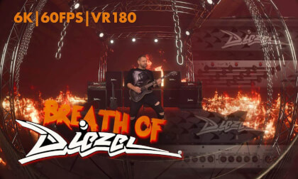 Breath of Diezel - Metal Music video in VR 3D 180 with CGI background VR Video Breath of Diezel - Metal Music video in VR 3D 180 with CGI background VR