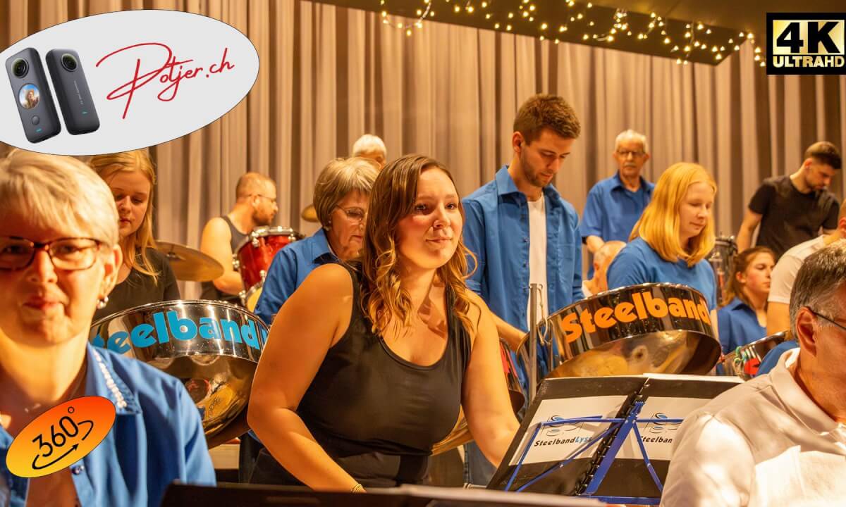Steelband Lyss Caribbean music anniversary 40th anniversary directly from the stage in Switzerland Part 3