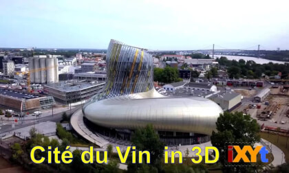 CitéduCité du Vin, Bordeaux, France in 3D-iXYt side-by-side video for VR CitéduCité du Vin, Bordeaux, France in 3D-iXYt side-by-side video for VR