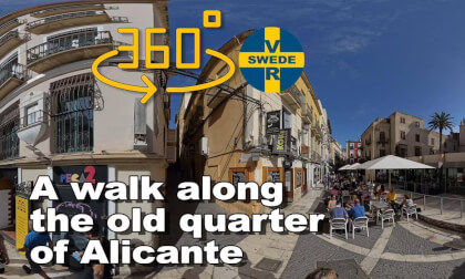 A walk along the old quarter of Alicante VR Video A walk along the old quarter of Alicante VR