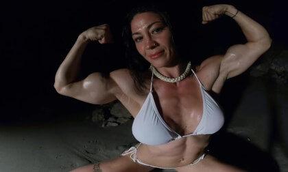 Mika Beach Night Shooting VR Video Mika Beach Night Shooting VR