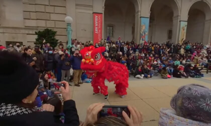 Traditional Lion Dance at Smithsonian Lunar New Year Celebration January 2023 Traditional Lion Dance at Smithsonian Lunar New Year Celebration January 2023