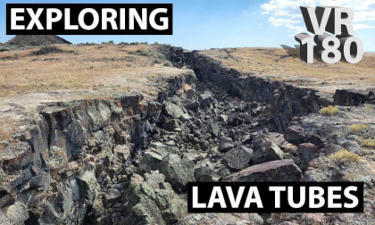 VR180 | Virtual Tour of Lava Tubes | Fascinating Landscape VR180 | Virtual Tour of Lava Tubes | Fascinating Landscape